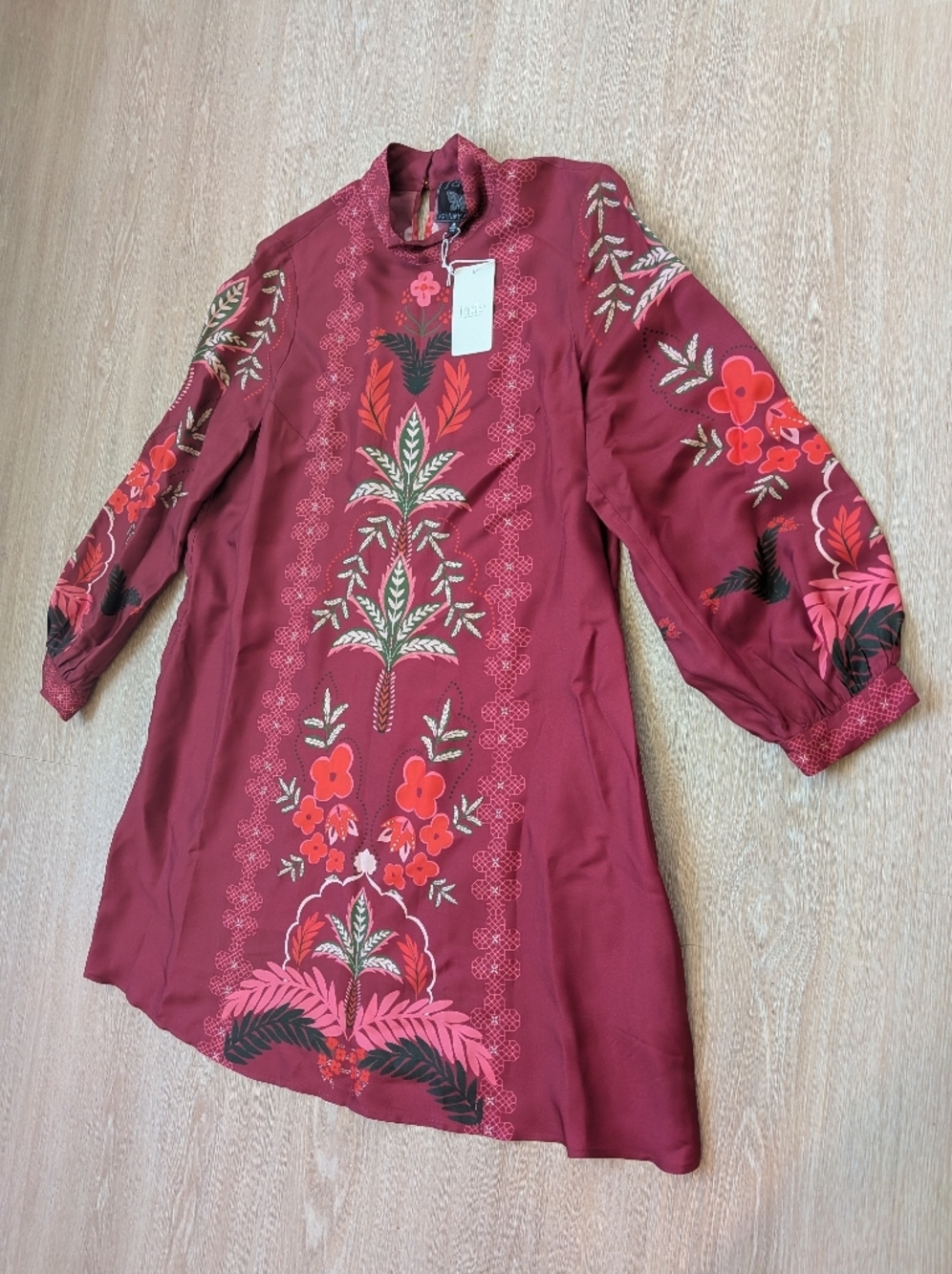 Johnny Was Dress Women's Medium Kalova Mini Caleta Cea Silk Blend NWT - Picture 3 of 13